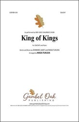 King of Kings SAT choral sheet music cover